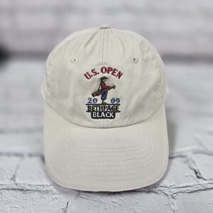 US Open 2009 Bethpage Black USGA Member Hat Cap Adjustable Strap Back Beige